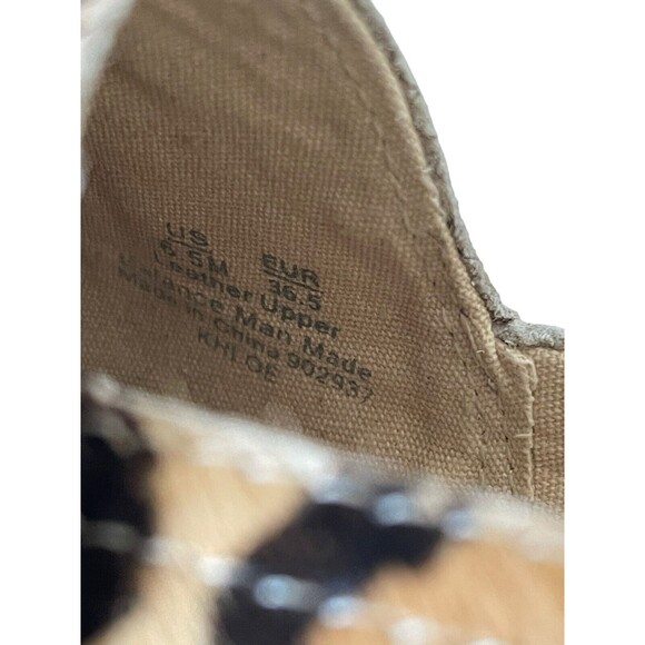 Sam Edelman Khloe Espadrilles Women's 6.5M Leopard‎ Slip On Calf Hair Loafers - Picture 10 of 11
